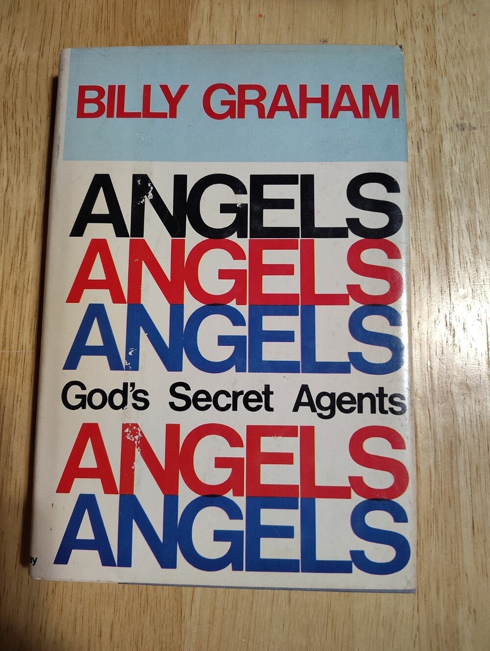 🪽 Angels: God's Secret Agents • 1975 Stated 1st Ed Congress Billy Graham NC